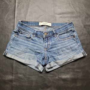 Abercrombie & Fitch Light Blue Jean Shorts